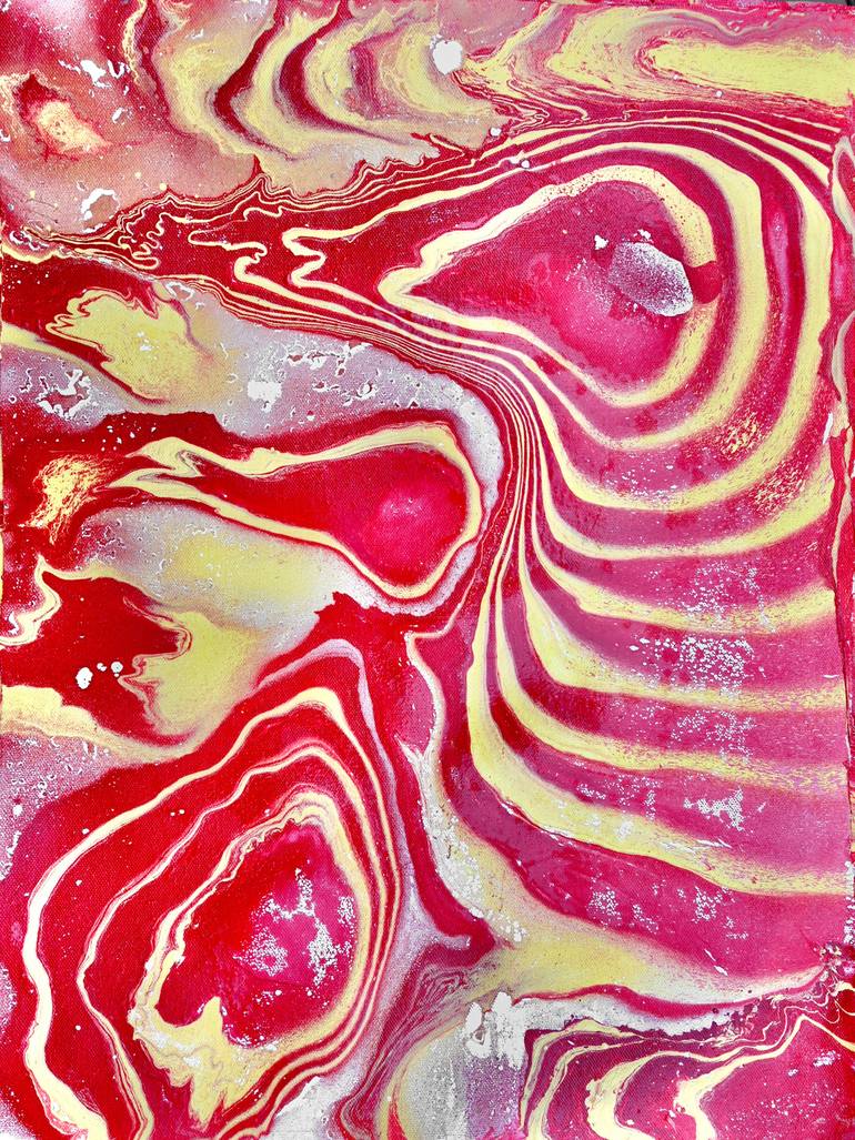 Original Abstract Expressionism Abstract Painting by Sumit Mehndiratta