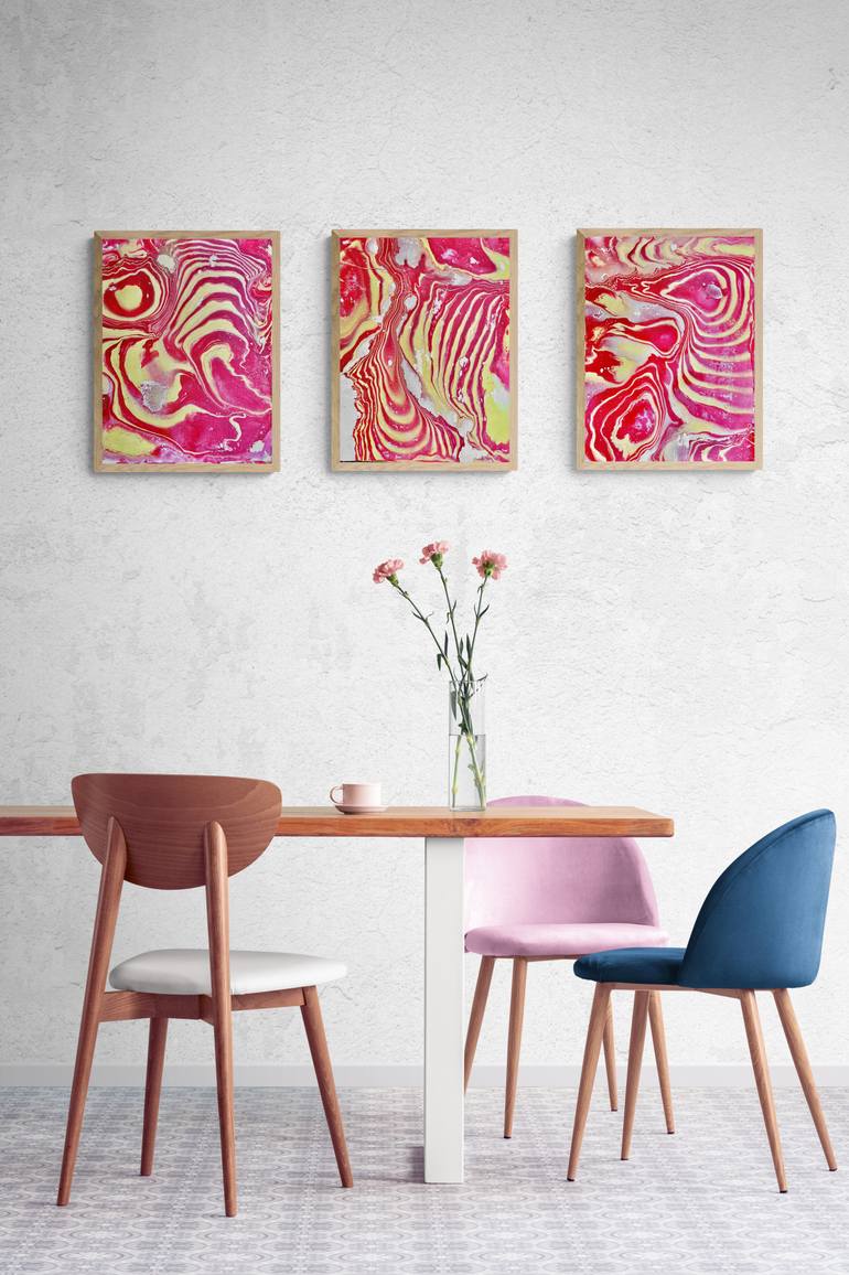 Original Abstract Expressionism Abstract Painting by Sumit Mehndiratta