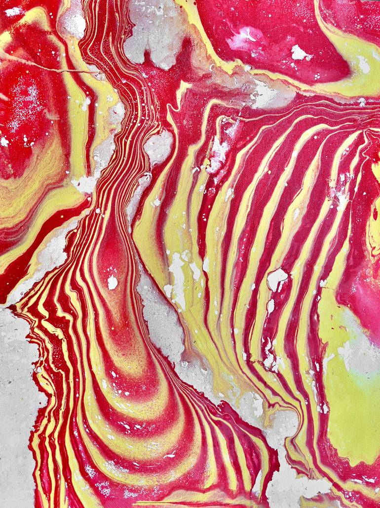 Original Abstract Expressionism Abstract Painting by Sumit Mehndiratta