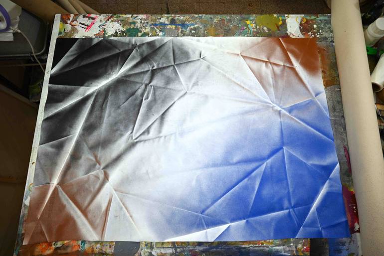 Original Minimalism Abstract Painting by Sumit Mehndiratta