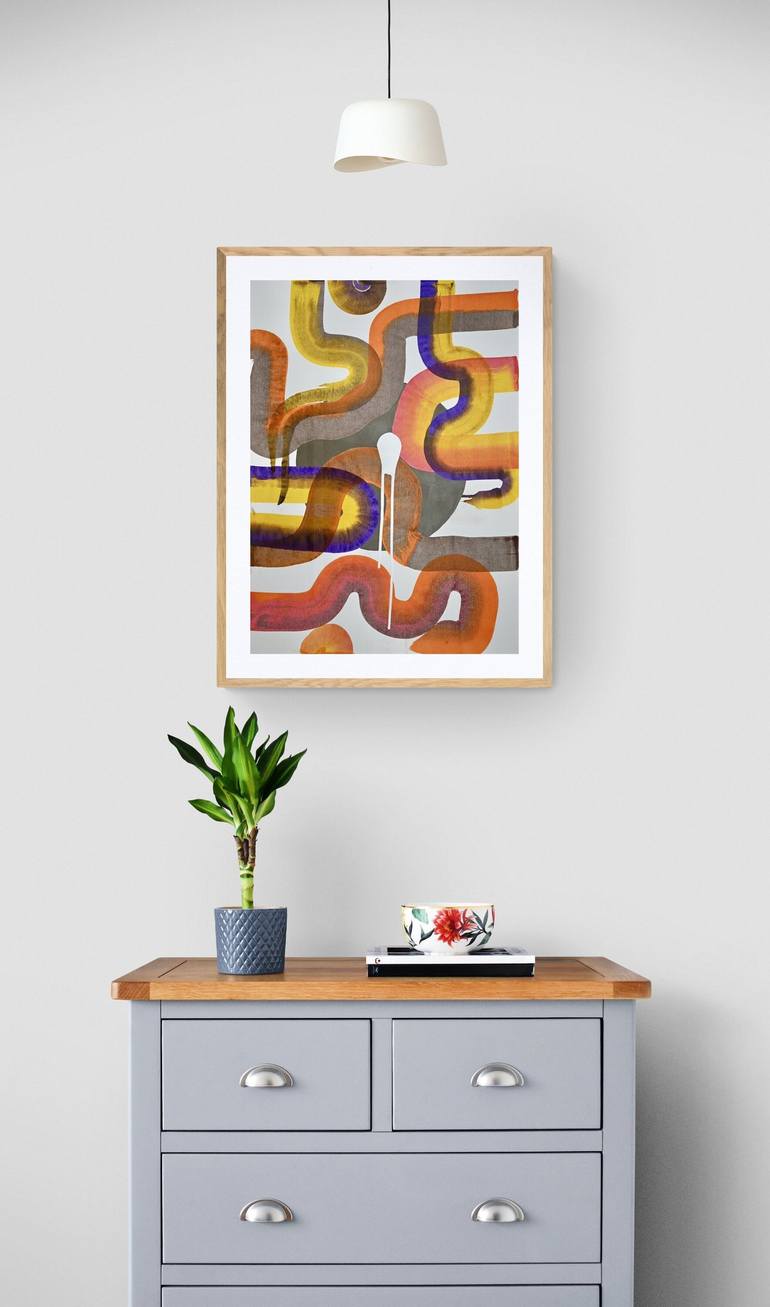 Original Modern Abstract Painting by Sumit Mehndiratta