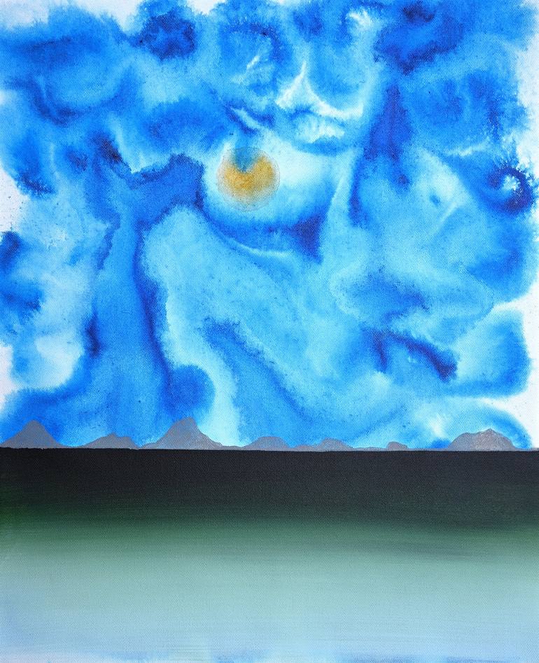 Print of Modernism Landscape Paintings by Sumit Mehndiratta