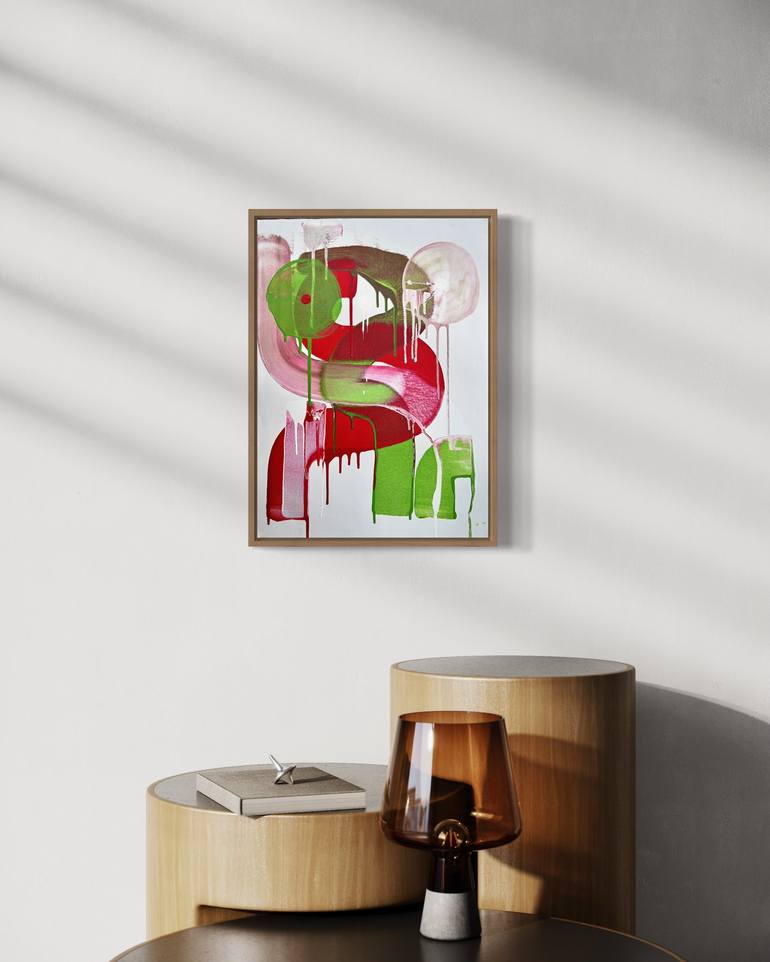 Original Painterly Abstraction Abstract Painting by Sumit Mehndiratta