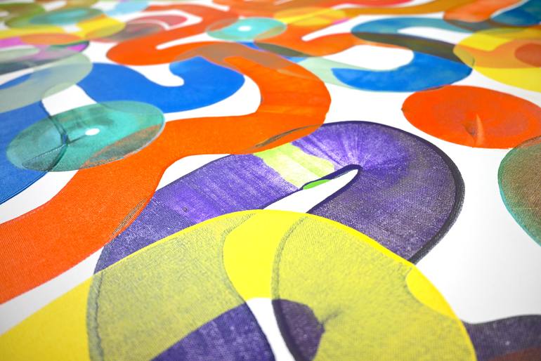 Original Painterly Abstraction Abstract Painting by Sumit Mehndiratta