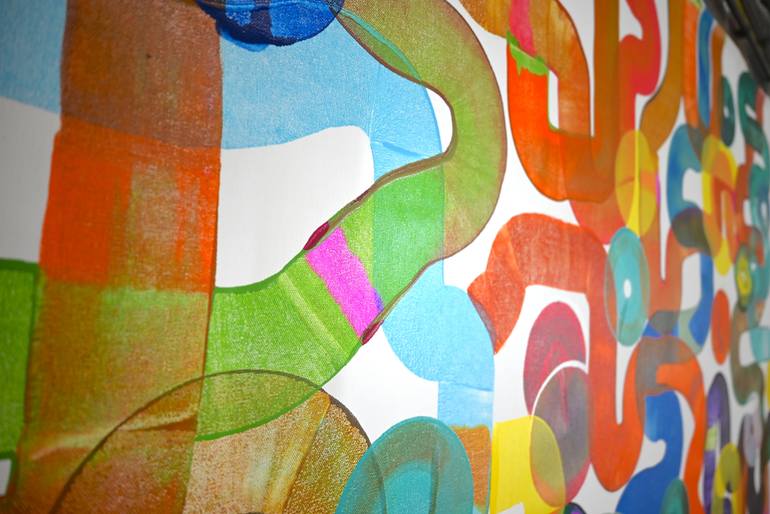 Original Painterly Abstraction Abstract Painting by Sumit Mehndiratta