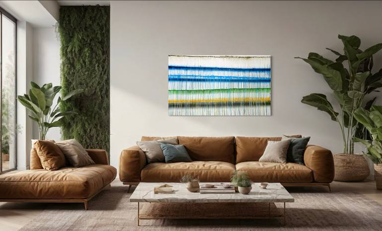 Original Painterly Abstraction Abstract Painting by Sumit Mehndiratta