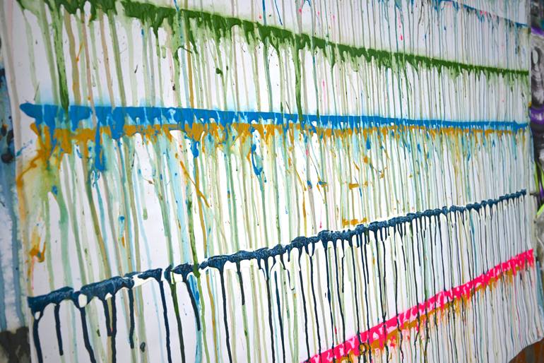 Original Painterly Abstraction Abstract Painting by Sumit Mehndiratta