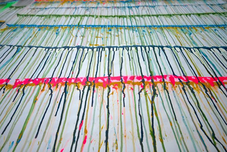 Original Painterly Abstraction Abstract Painting by Sumit Mehndiratta