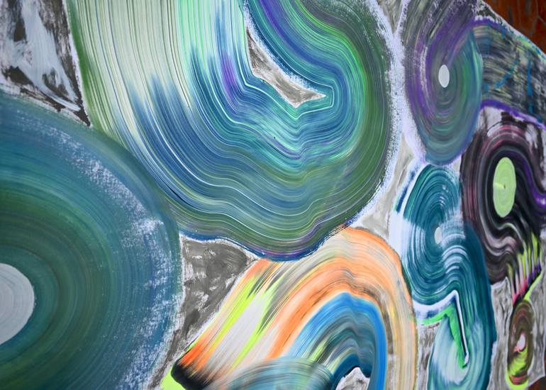 Original Painterly Abstraction Abstract Painting by Sumit Mehndiratta