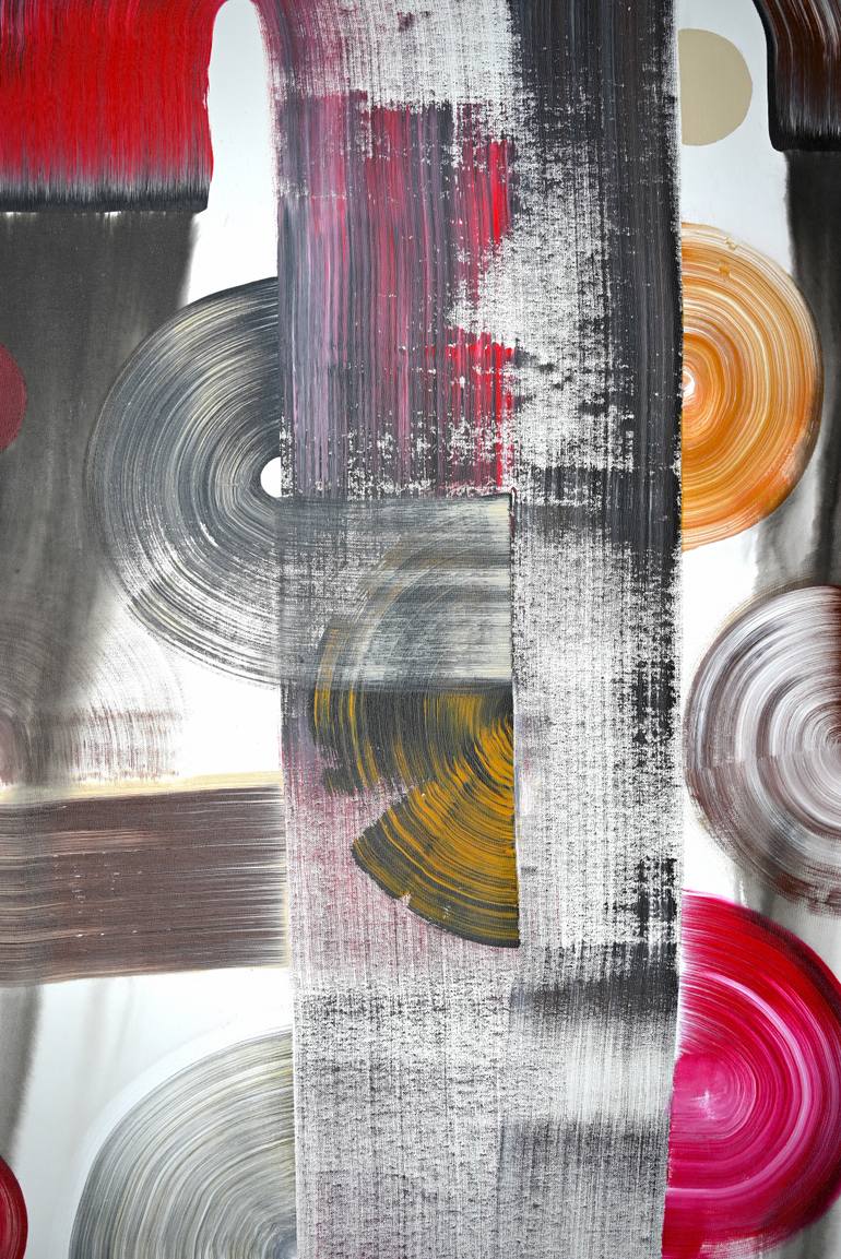 Original Painterly Abstraction Abstract Painting by Sumit Mehndiratta