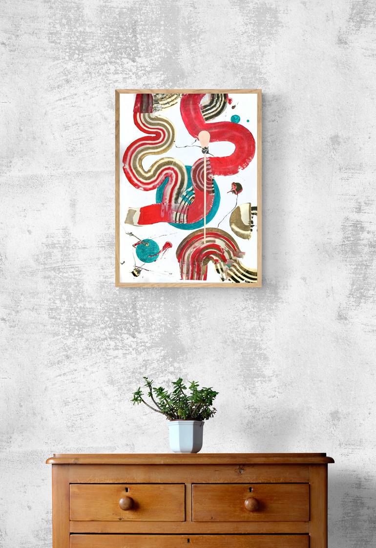 Original Modern Abstract Painting by Sumit Mehndiratta