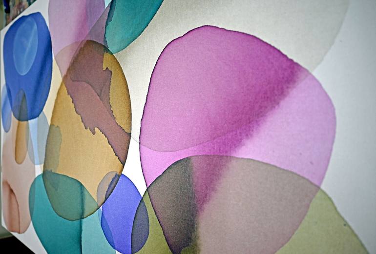 Original Abstract Expressionism Abstract Painting by Sumit Mehndiratta