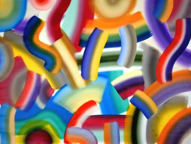 Original Modernism Abstract Painting by Sumit Mehndiratta