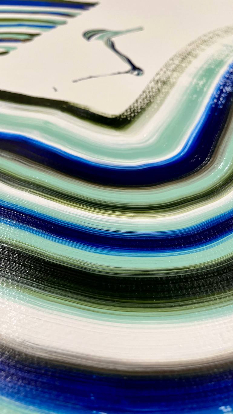 Original Abstract Expressionism Abstract Painting by Sumit Mehndiratta