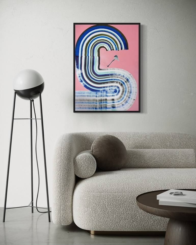 Original Abstract Expressionism Abstract Painting by Sumit Mehndiratta