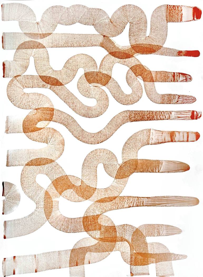 Print of Modern Abstract Drawings by Sumit Mehndiratta