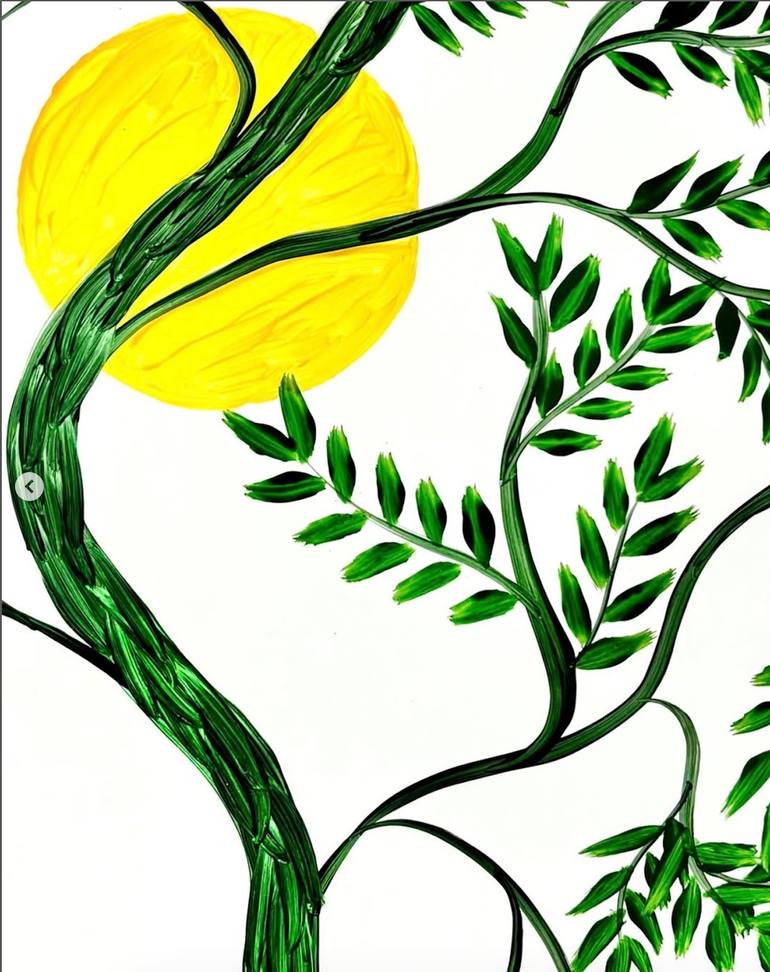Original Contemporary Nature Painting by Sumit Mehndiratta