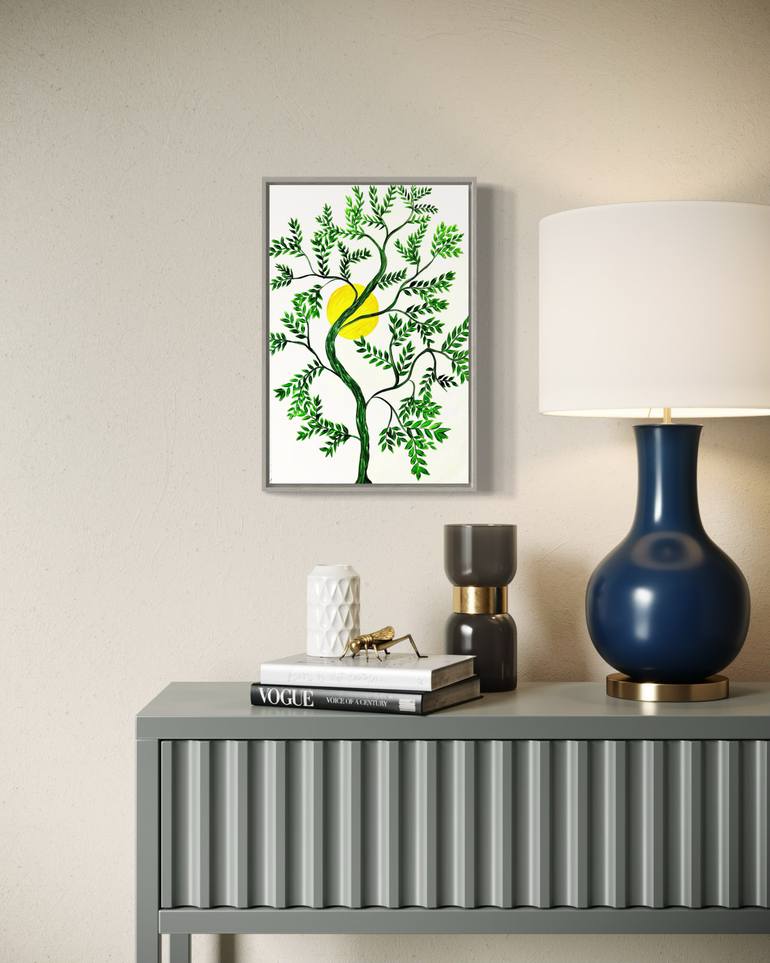 Original Contemporary Nature Painting by Sumit Mehndiratta