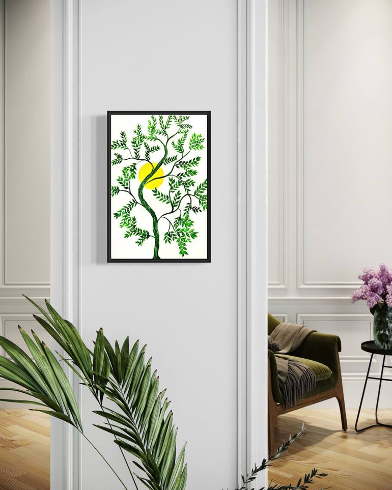 Original Contemporary Nature Painting by Sumit Mehndiratta