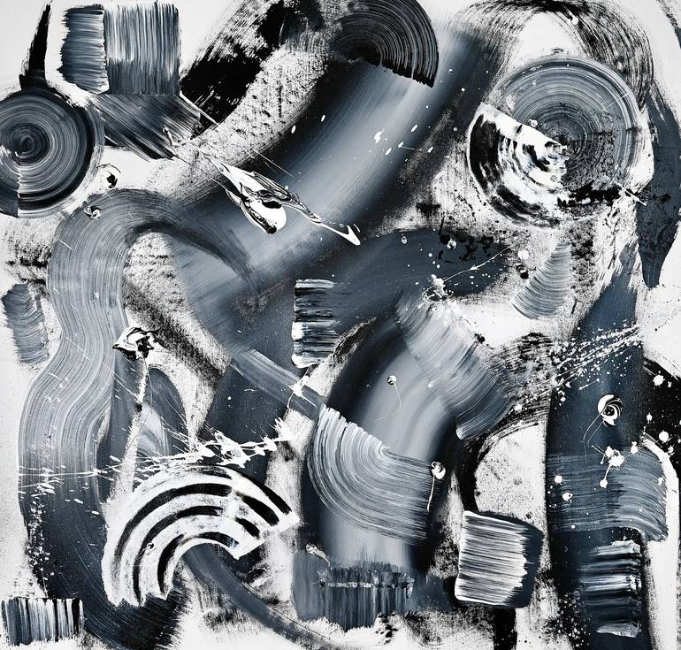 Print of Abstract Expressionism Abstract Paintings by Sumit Mehndiratta