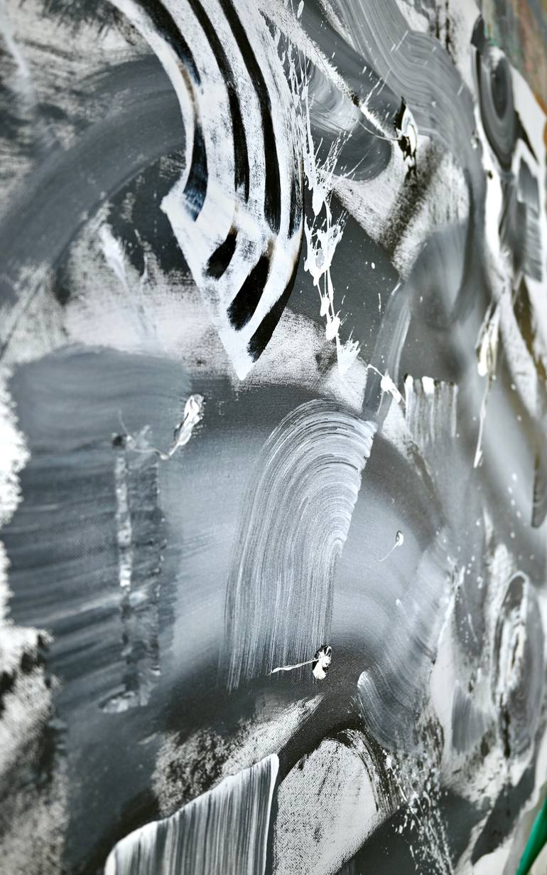 Original Abstract Expressionism Abstract Painting by Sumit Mehndiratta