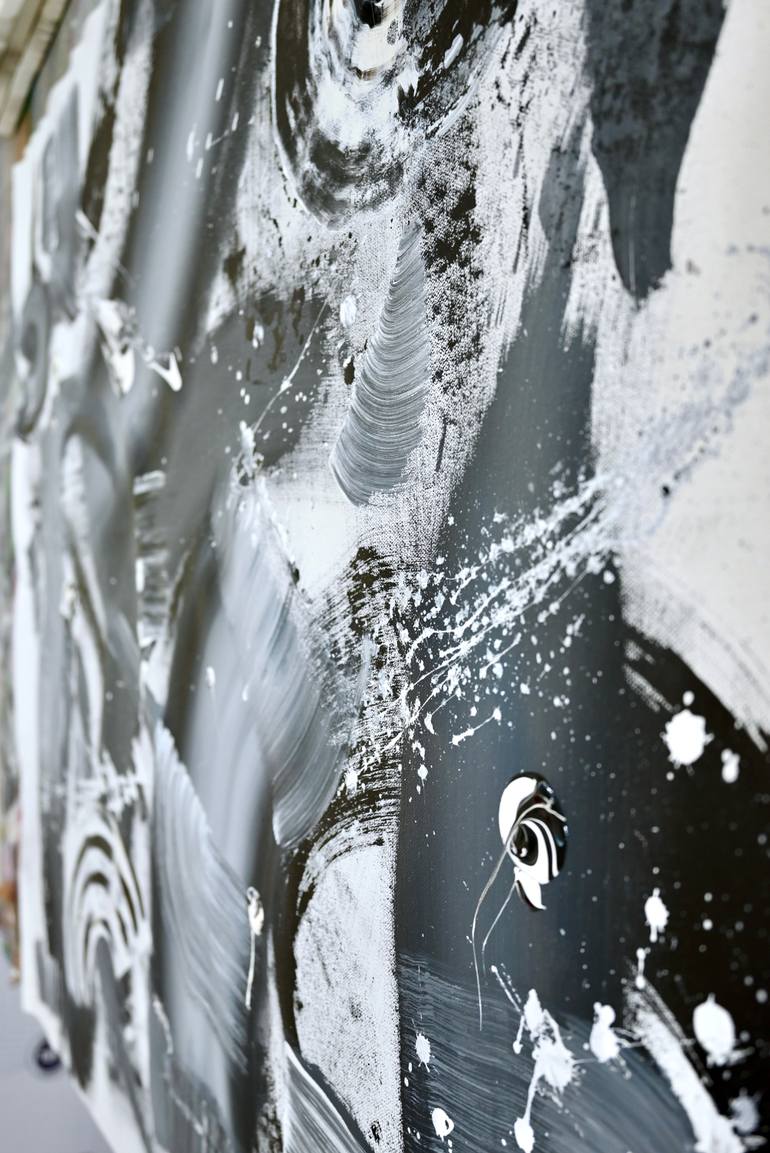 Original Abstract Expressionism Abstract Painting by Sumit Mehndiratta