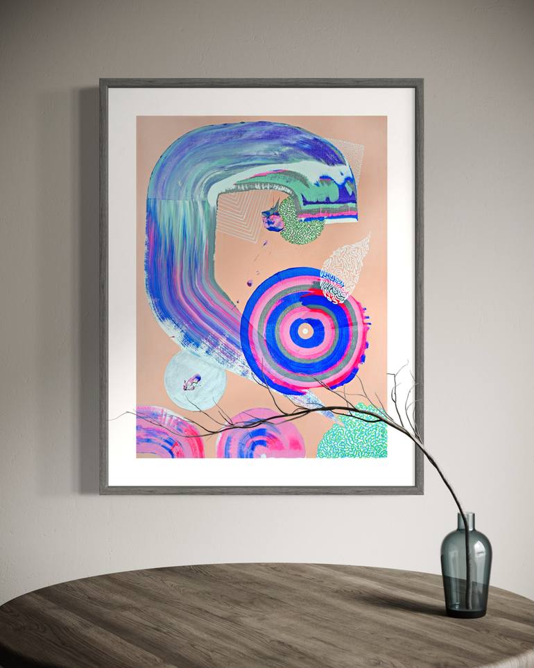 Original Modernism Abstract Painting by Sumit Mehndiratta