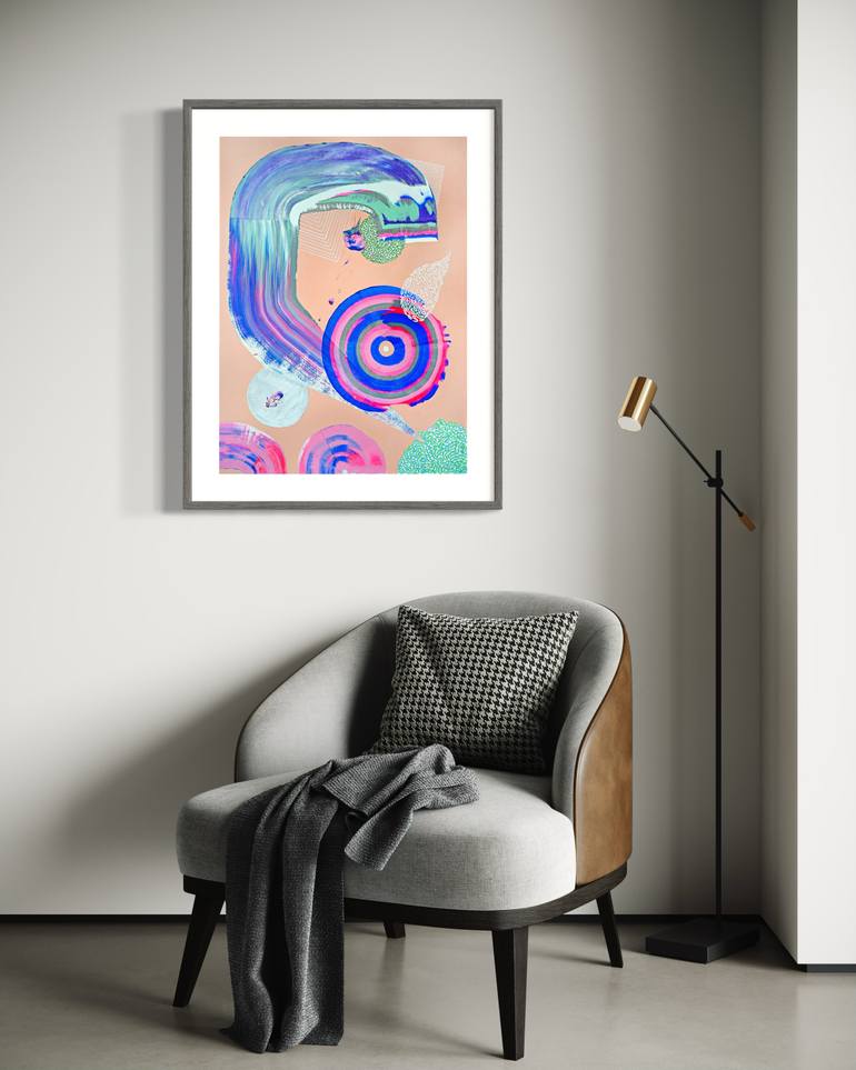 Original Modernism Abstract Painting by Sumit Mehndiratta