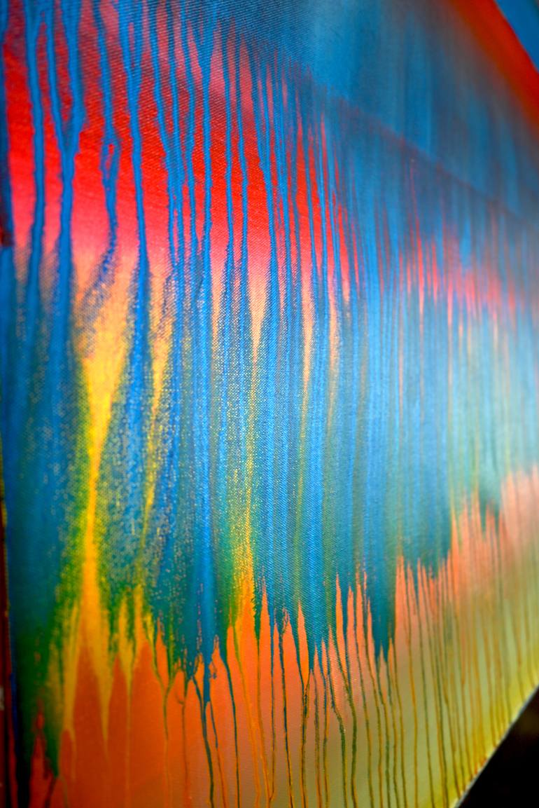 Original Abstract Expressionism Abstract Painting by Sumit Mehndiratta