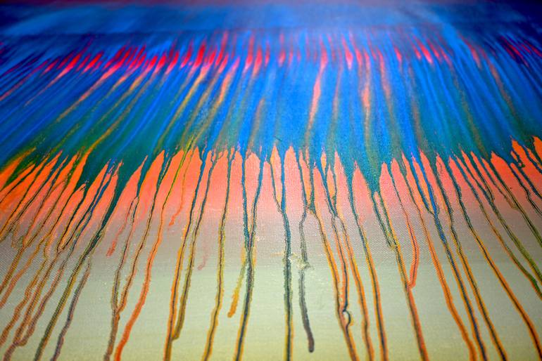 Original Abstract Expressionism Abstract Painting by Sumit Mehndiratta