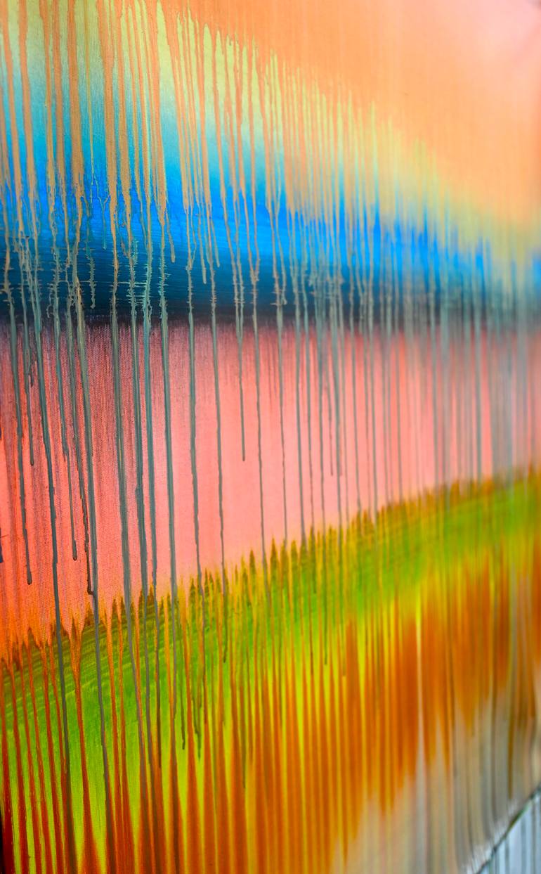 Original Abstract Expressionism Abstract Painting by Sumit Mehndiratta