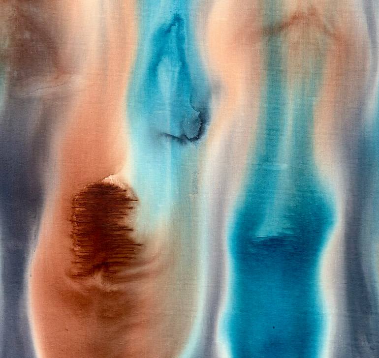 Original Abstract Expressionism Abstract Painting by Sumit Mehndiratta