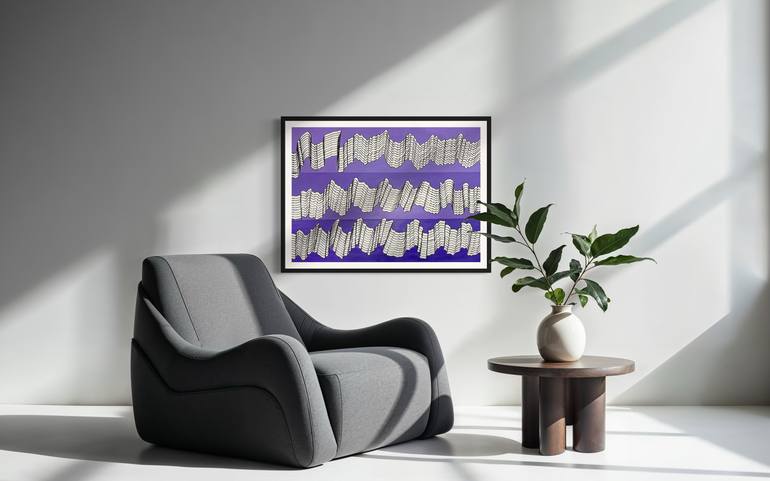 Original Abstract Expressionism Abstract Mixed Media by Sumit Mehndiratta