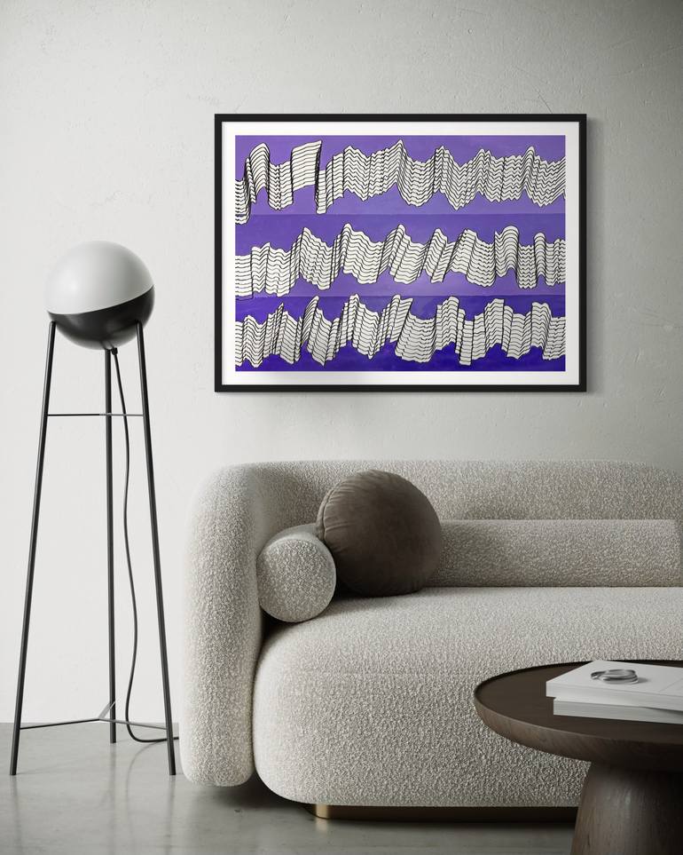 Original Abstract Expressionism Abstract Mixed Media by Sumit Mehndiratta