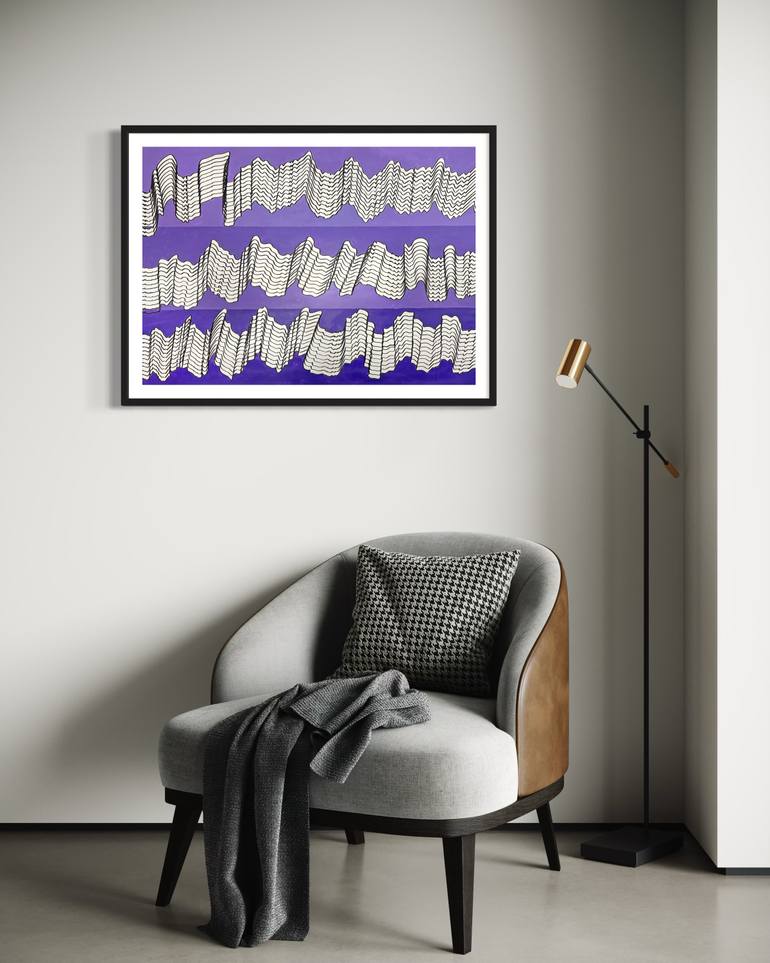 Original Abstract Expressionism Abstract Mixed Media by Sumit Mehndiratta