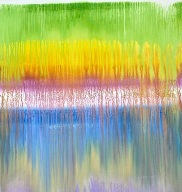 Original Abstract Expressionism Abstract Painting by Sumit Mehndiratta
