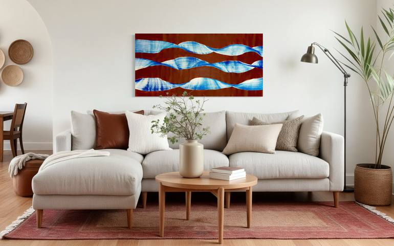 Original Modernism Abstract Painting by Sumit Mehndiratta