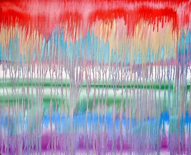 Original Abstract Expressionism Abstract Painting by Sumit Mehndiratta