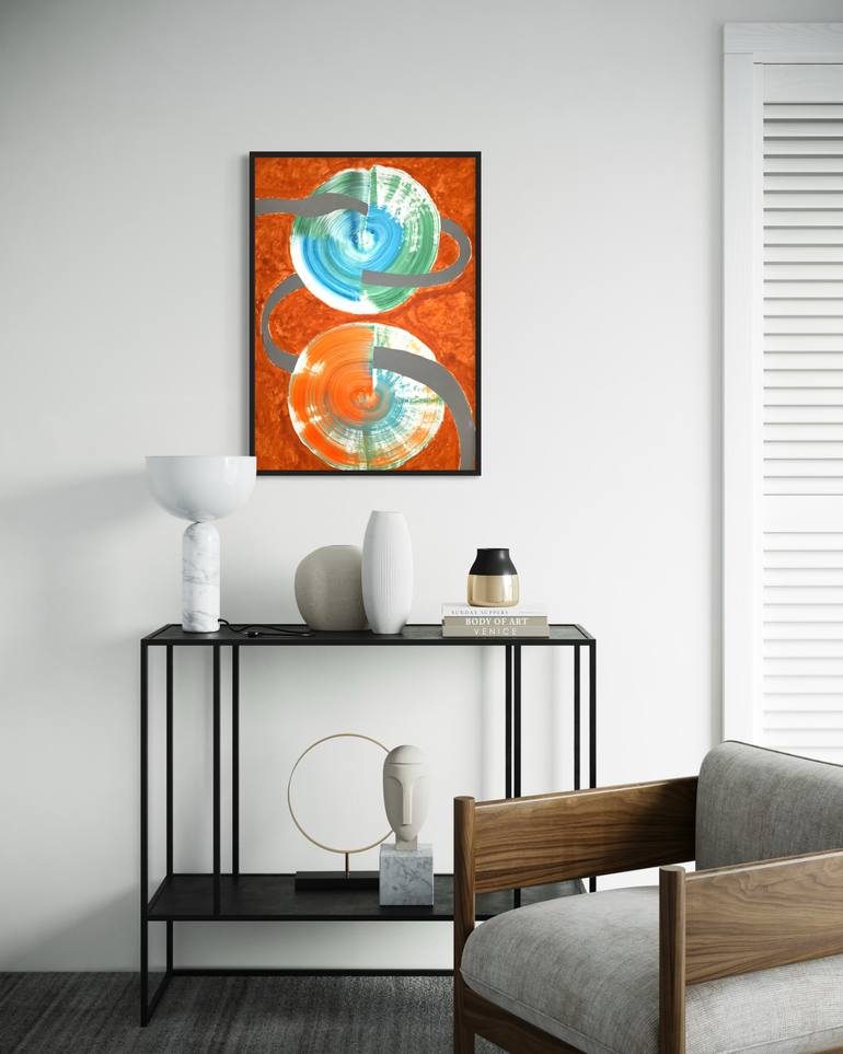 Original Contemporary Abstract Painting by Sumit Mehndiratta