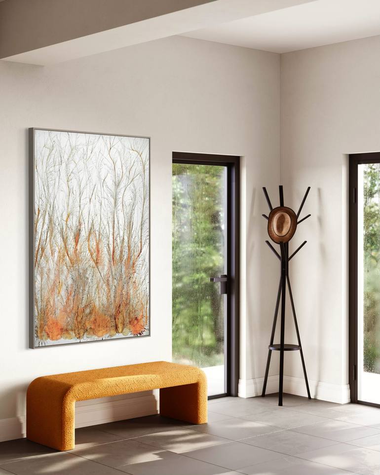 Original Abstract Expressionism Abstract Painting by Sumit Mehndiratta