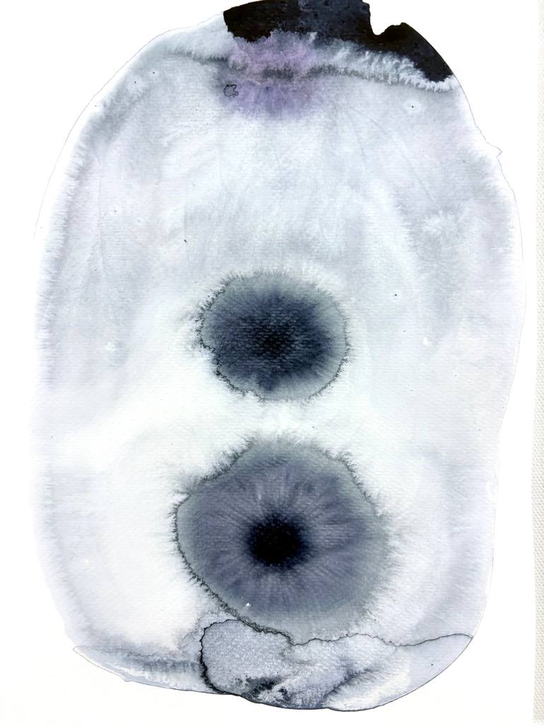 Original Abstract Expressionism Abstract Drawing by Sumit Mehndiratta