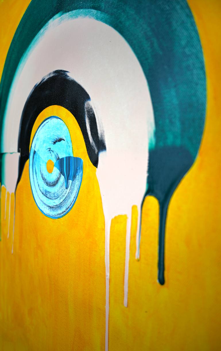 Original Abstract Expressionism Abstract Painting by Sumit Mehndiratta