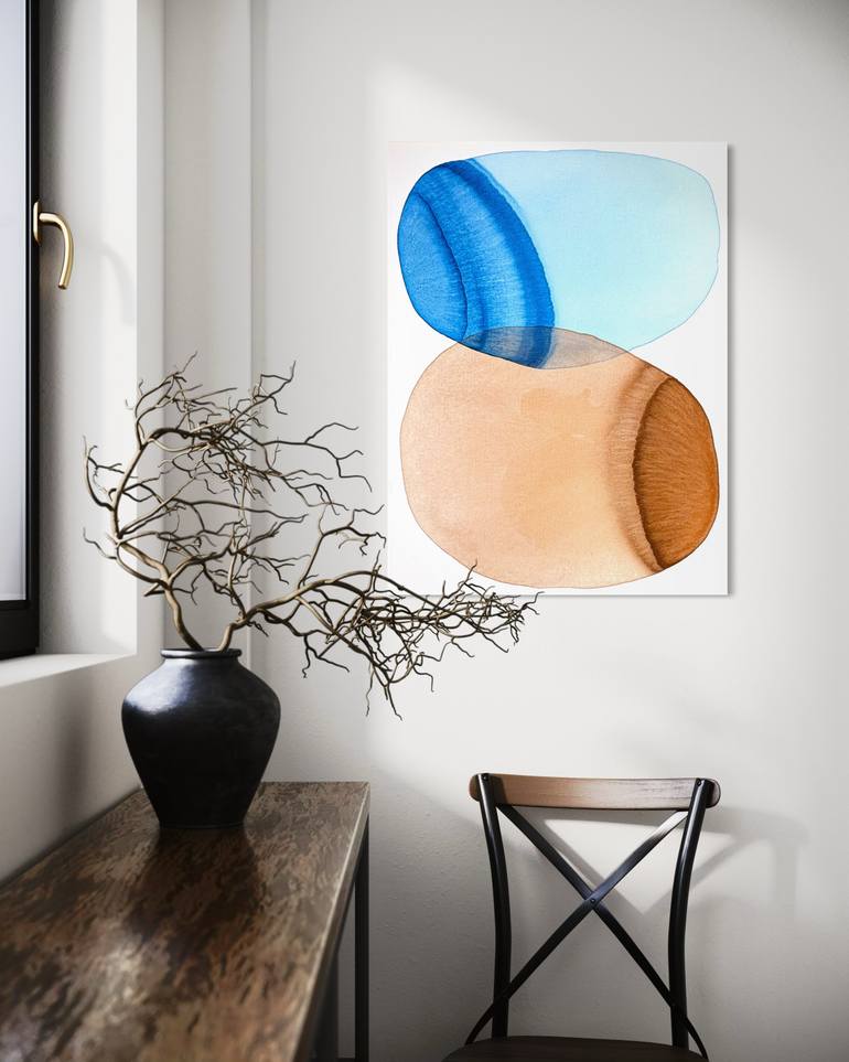 Original Abstract Expressionism Abstract Painting by Sumit Mehndiratta