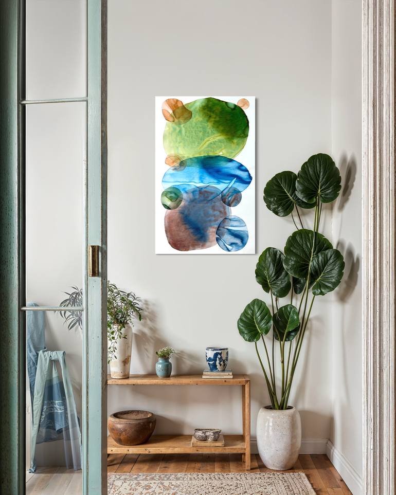 Original Abstract Expressionism Abstract Painting by Sumit Mehndiratta