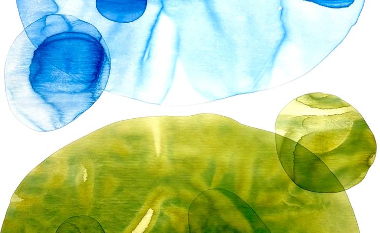 Original Abstract Expressionism Abstract Painting by Sumit Mehndiratta