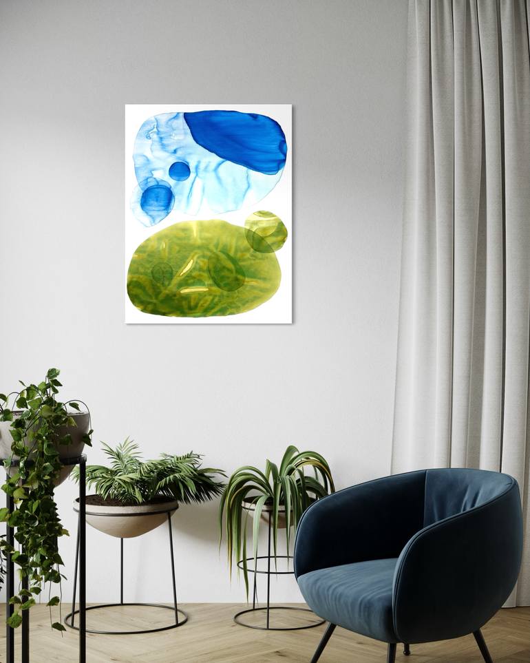 Original Abstract Expressionism Abstract Painting by Sumit Mehndiratta