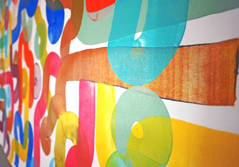 Original Painterly Abstraction Abstract Painting by Sumit Mehndiratta