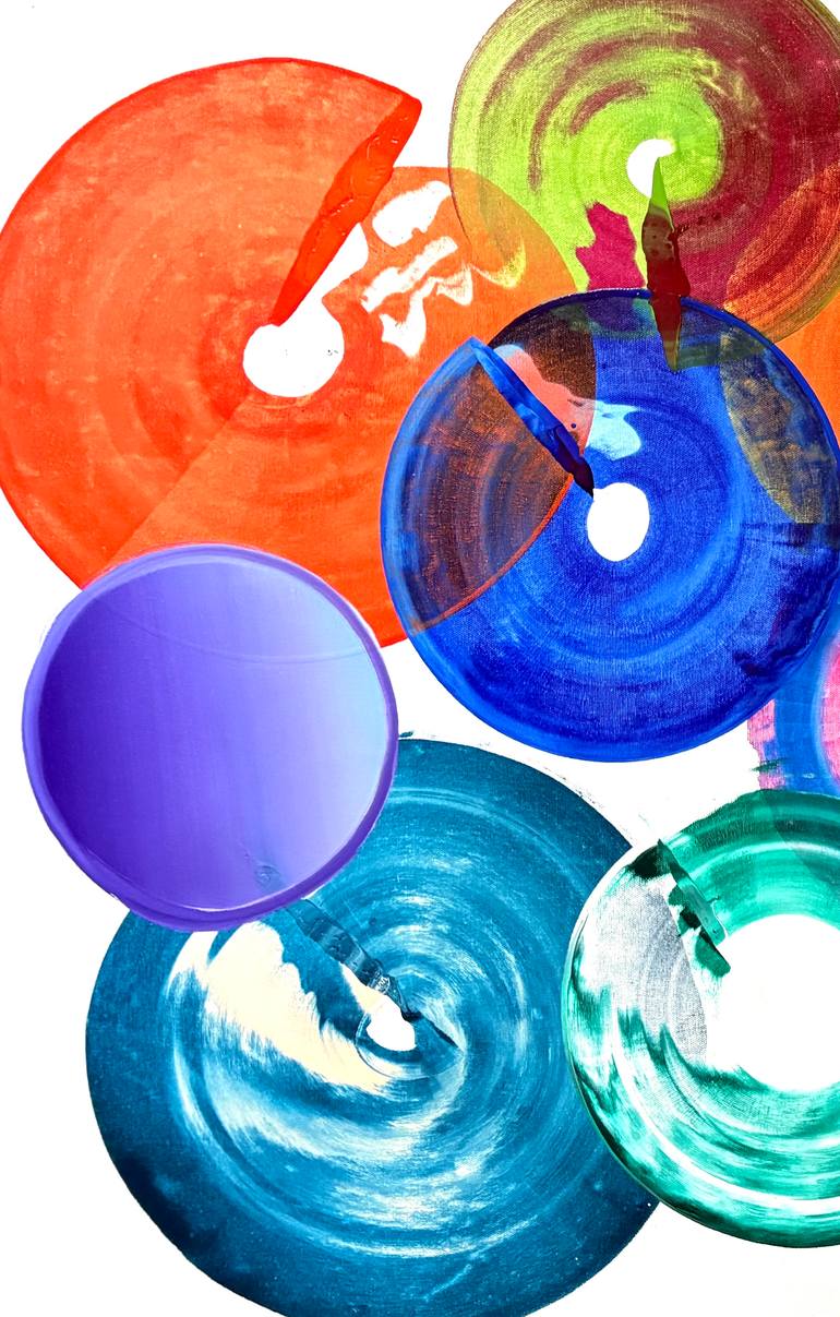 Original Painterly Abstraction Abstract Painting by Sumit Mehndiratta