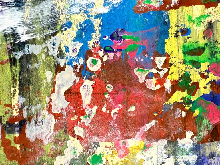 Original Abstract Expressionism Abstract Painting by Sumit Mehndiratta