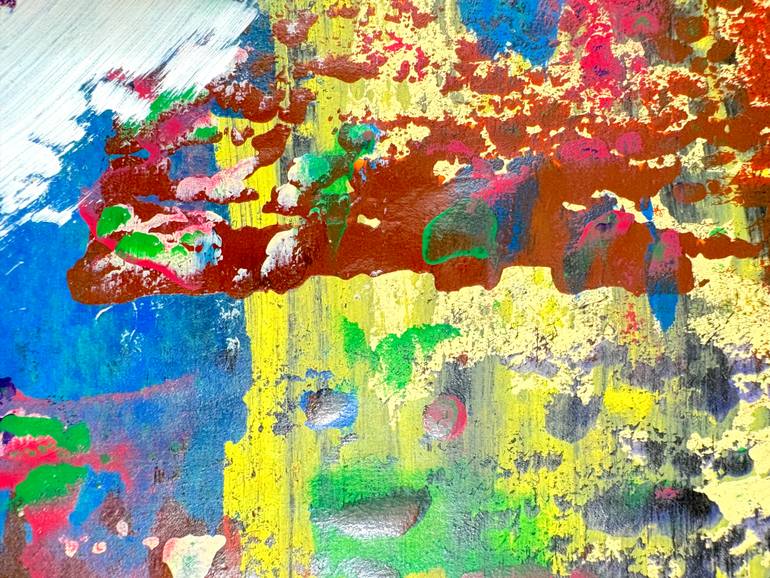 Original Abstract Expressionism Abstract Painting by Sumit Mehndiratta